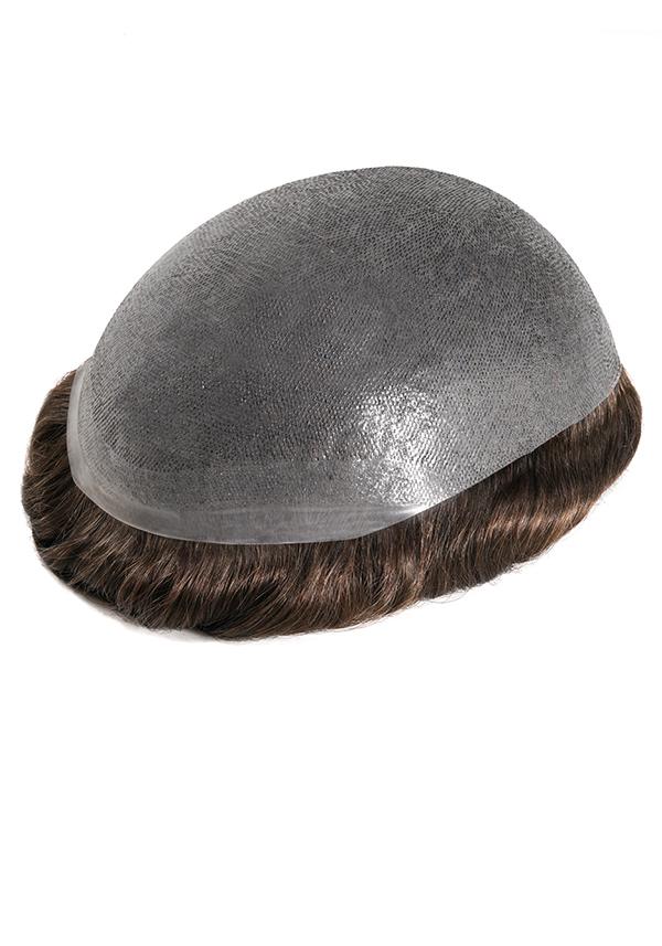 Superskin-V protesi capelli uomo,toupet uomo in pelle