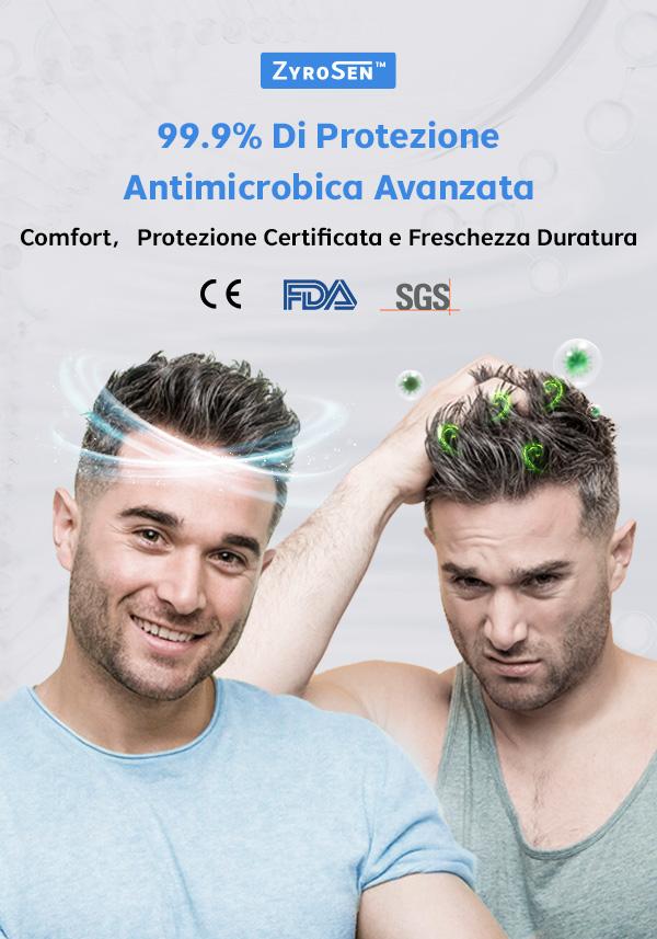 Protesi Capillare Antimicrobica In Pelle Sottile 0.03mm