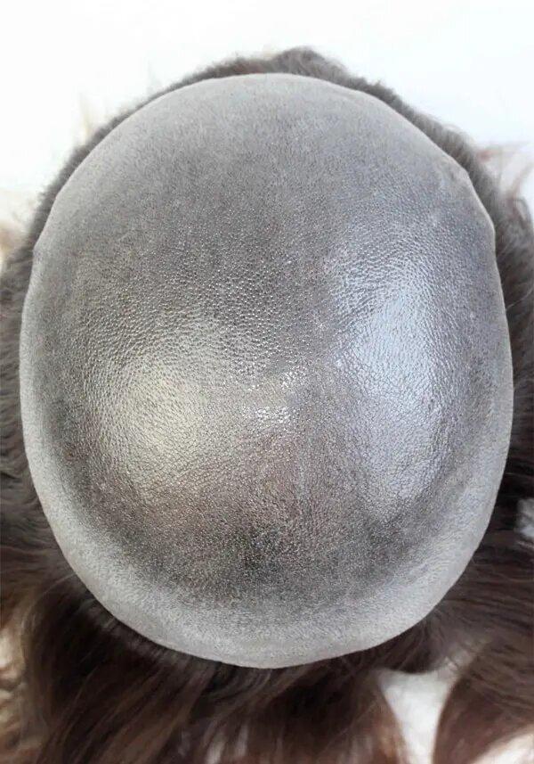 JQ1516: Realistic Thin Skin Flat Injected Human Hair Thin Skin Hair System