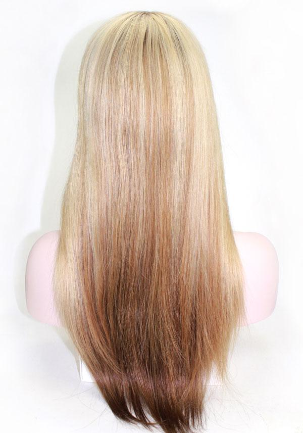 YJ2999: Gorgeous Lace with Silk Top Human Hair Wig for Women