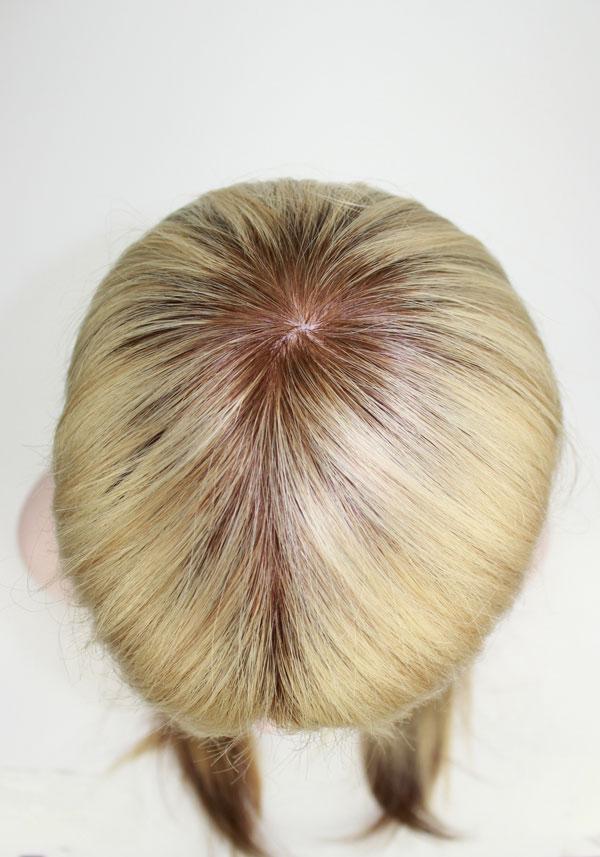 YJ2999: Gorgeous Lace with Silk Top Human Hair Wig for Women