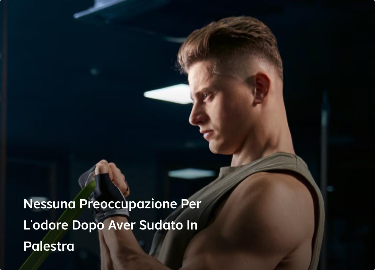 Nessuna Preoccupazione Per L'odore Dopo Aver Sudato In Palestra