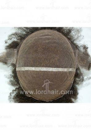 JQ445|Parrucca con Ricci Afro Personalizzabile: Capelli 100% Veri