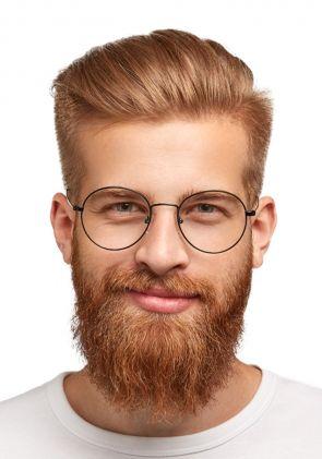 Stile LD0076 | Toupet Pretagliato con Capelli Spazzolati All'indietro