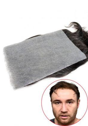 UTS-F | Frontali per capelli da uomo in pelle ultra sottile personalizzabili liberamente