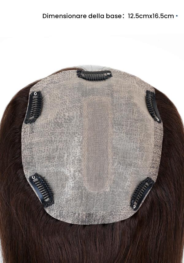 Sistema Di Sostituzione Capelli Toupee Da Uomo Duro Fine Mono Polipelle - Foto 9
