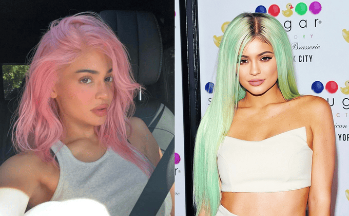 Kylie-Jenner-con-la-parrucca