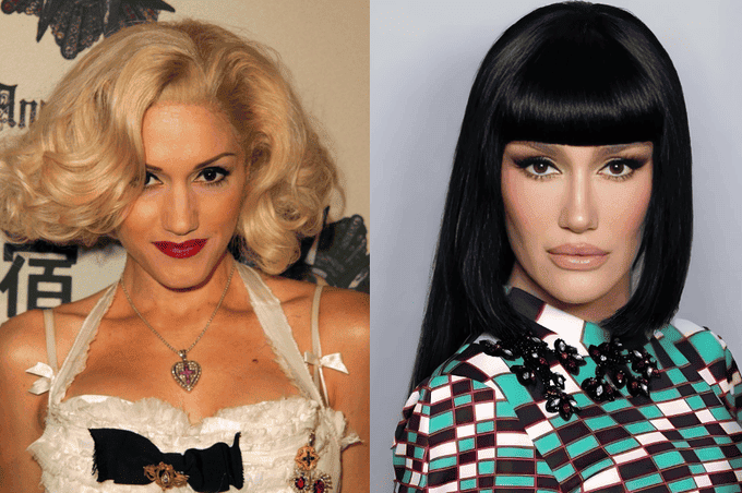 Gwen-Stefani-con-la-parrucca