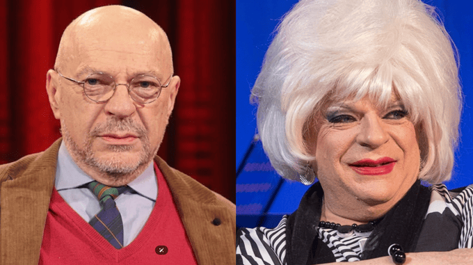 Platinettei con e senza parrucca