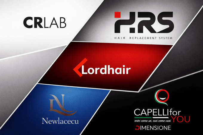 Confronto tra le principali marche di protesi capelli in Italia: Lordhair, CRLab, HRS, Newlacecu e Capelli for You