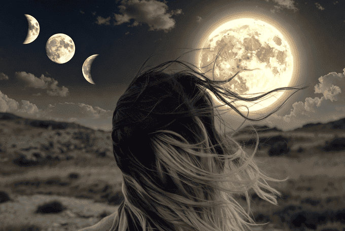 relazione tra crescita dei capelli e le fasi lunari