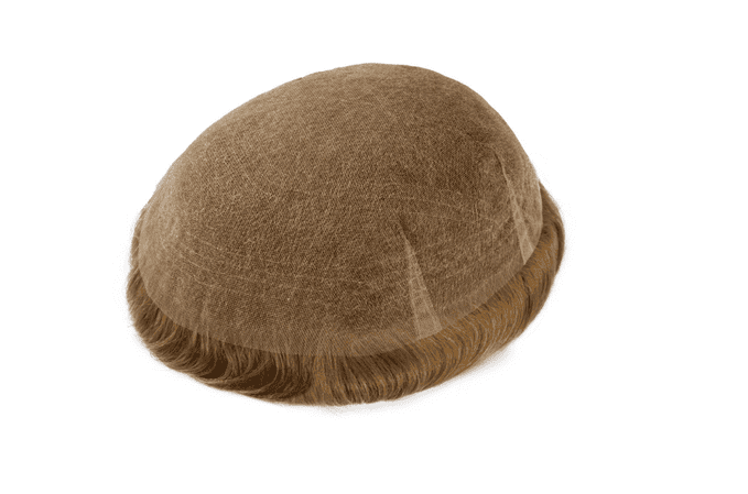 Toupet uomo in lace francese con capelli europei