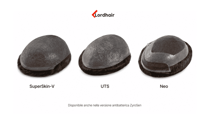 Confronto tra i modelli di protesi capillare Lordhair: SuperSkin-V, UTS e Neo