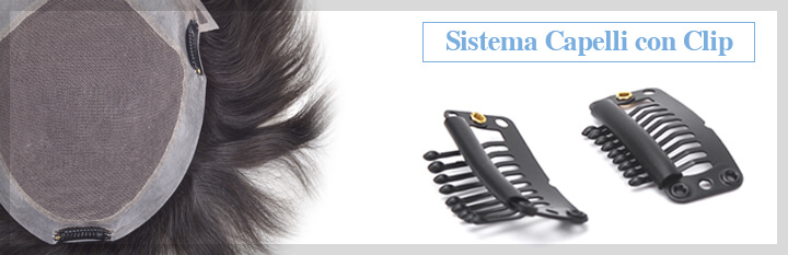 Sistema Capelli con Clip Sistema Capelli con Clip