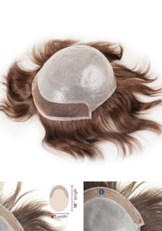 Pelle sottile 0,08 mm con lace frontale