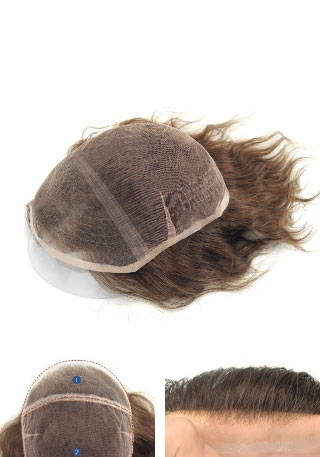 Lace francese con frontale in lace svizzero