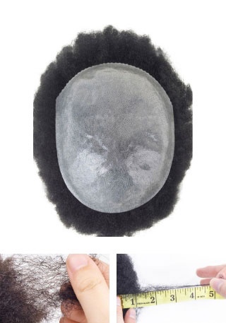 Afroamericano con base in pelle da 0.12 mm