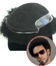 YJ553 Parrucca ricci afro lace francese