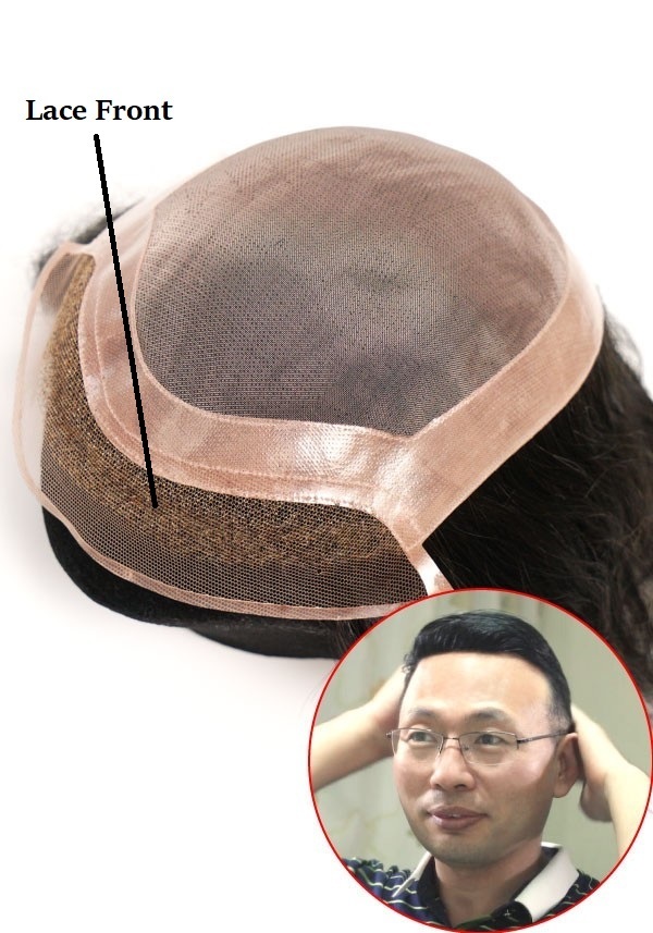 Protesi capelli uomo con lace front