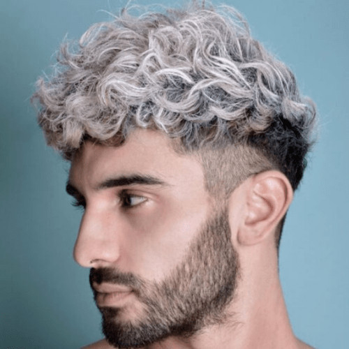 Riccioli grigio fumo