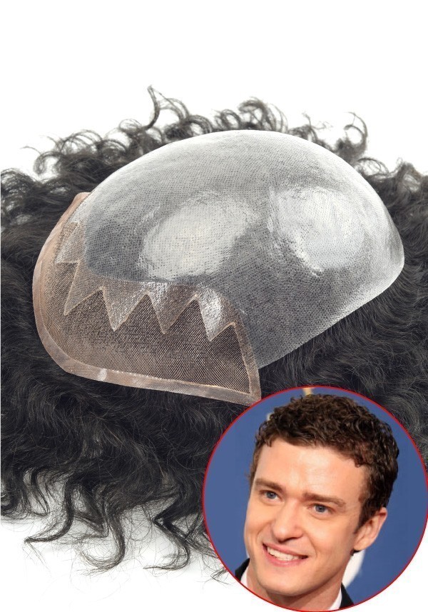 S12 Protesi di capelli con ricci