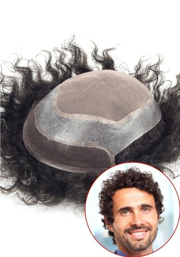 S28 protesi di capelli ricci