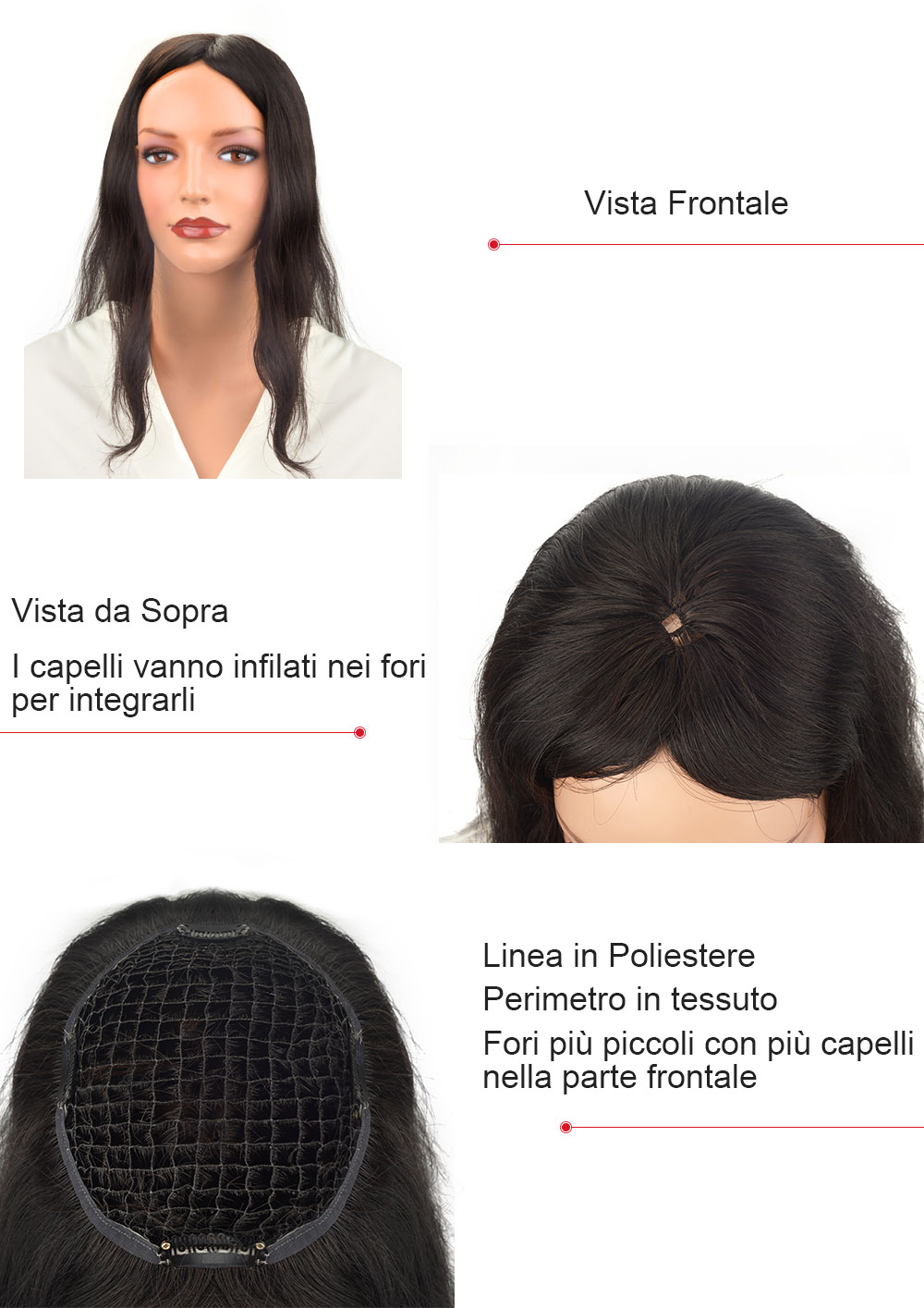 Protesi capelli integrazione VT2 Protesi capelli integrazione VT2